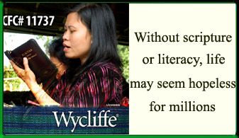 Wycliffe Bible Translators Ad